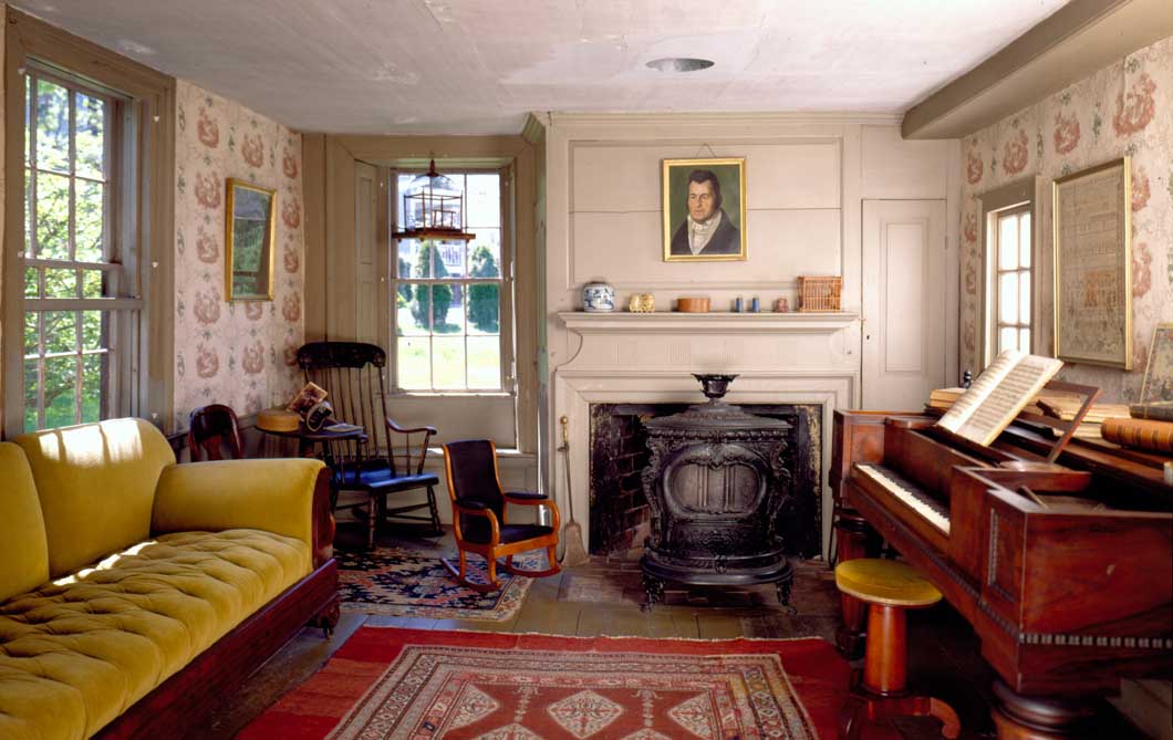 Parlor, Coffin House, Newbury, Mass. Historic New England
