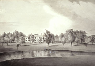 Waltham, MA. The Vale, by Alvan Fisher, 1820-25.