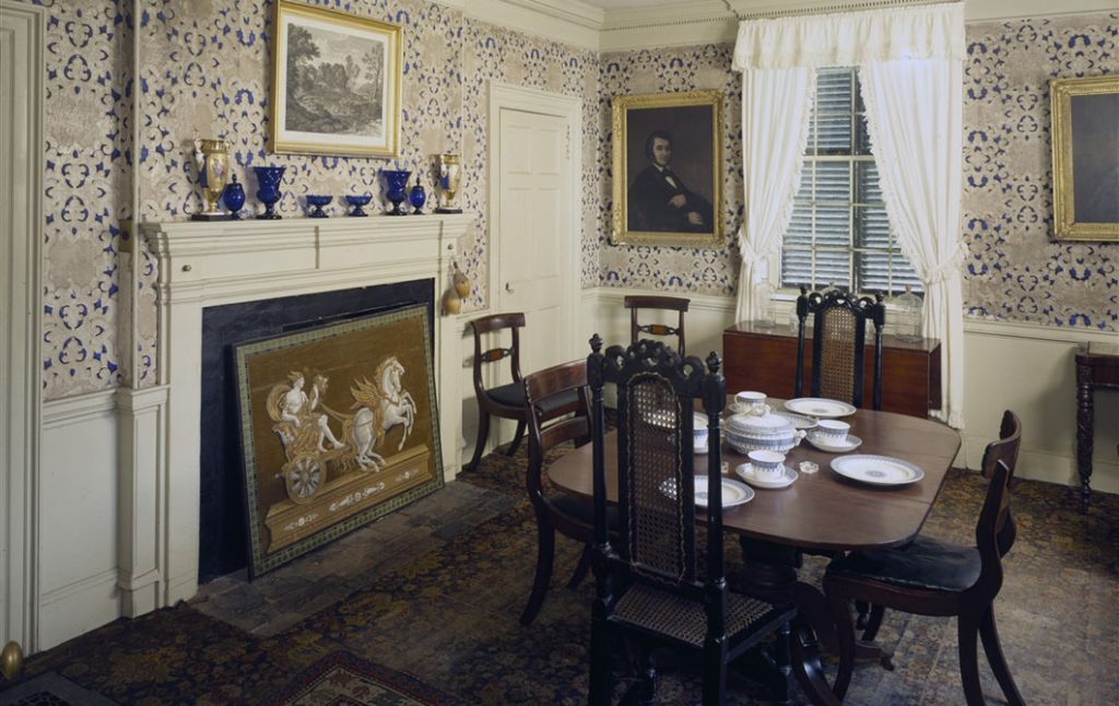 dining room Sarah Orne Jewett House | Historic New England