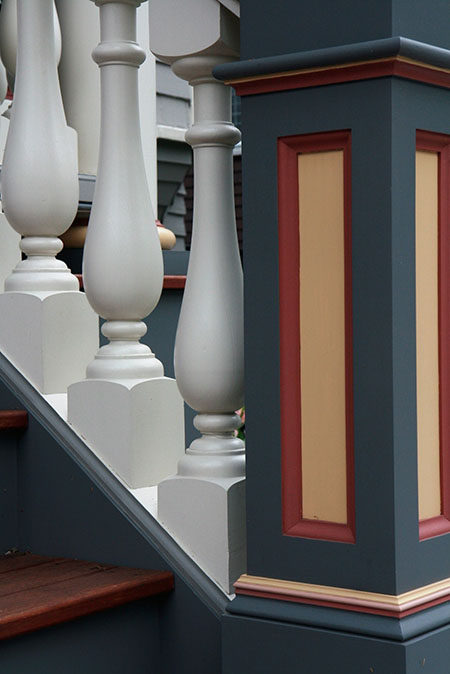 Porch stairs