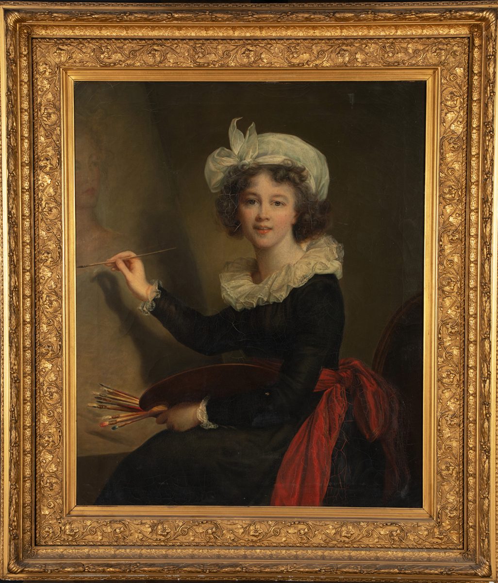 Portrait of Vigee LeBrun by Elizabeth Adams