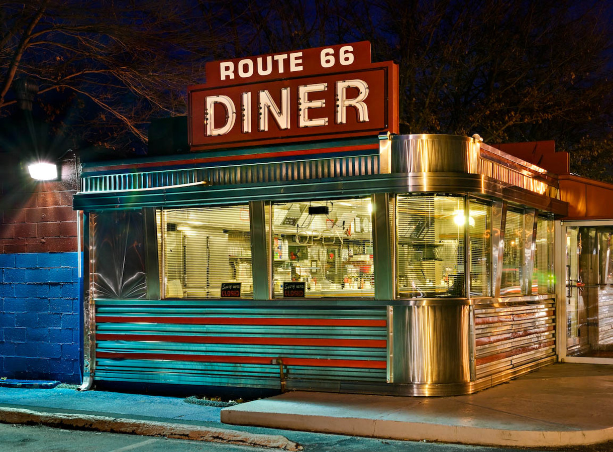 John Woolf images of New England diners